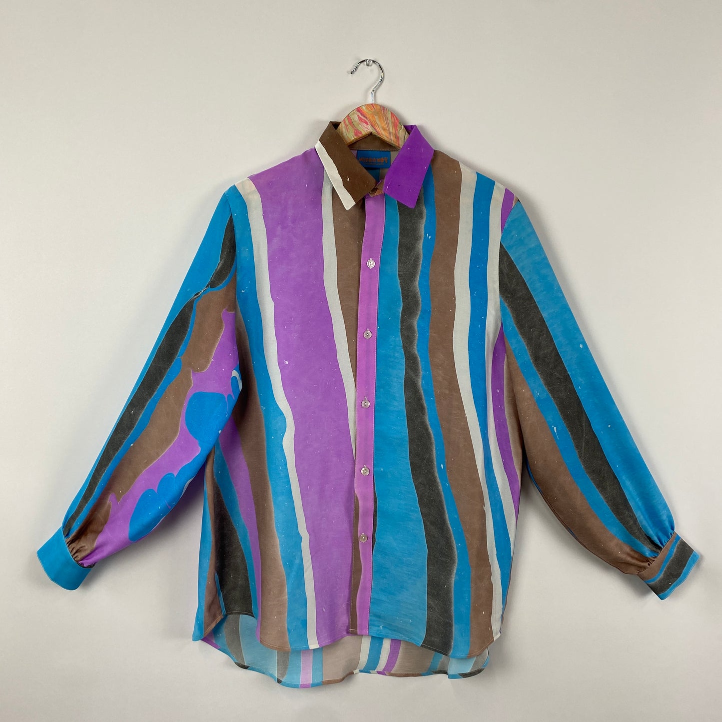 S / M Button Down Stripe Shirt #2