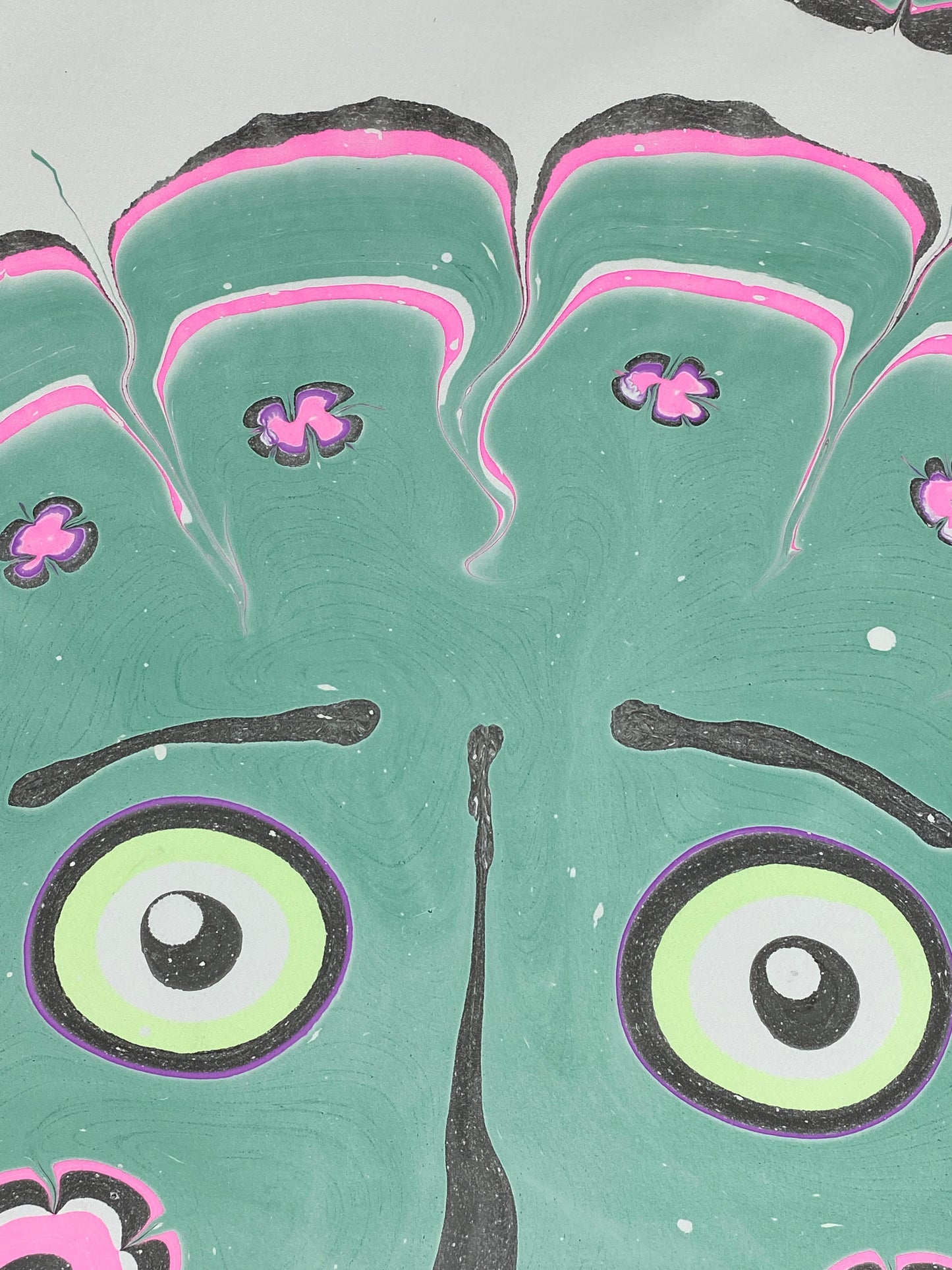 Green Flower Face #2