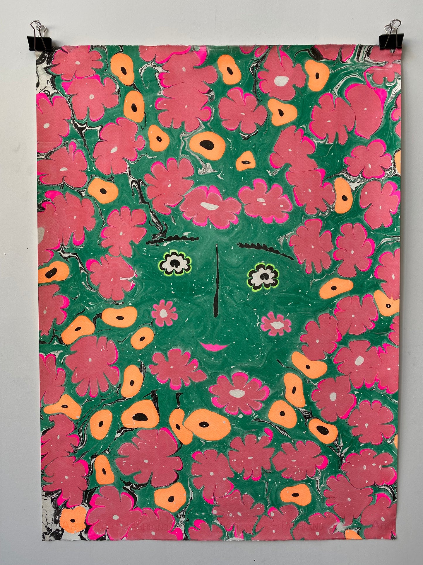 Face in the Flowers 1