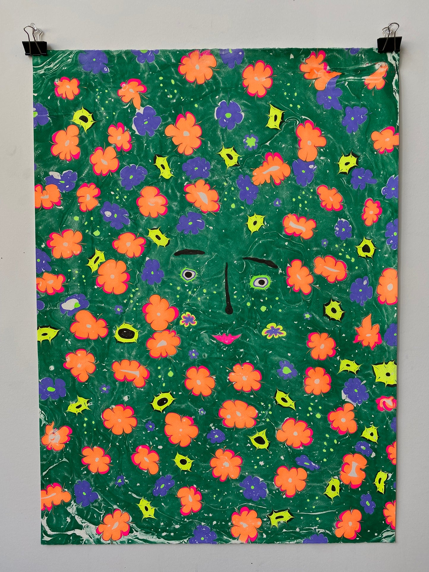Face in the Flowers 2