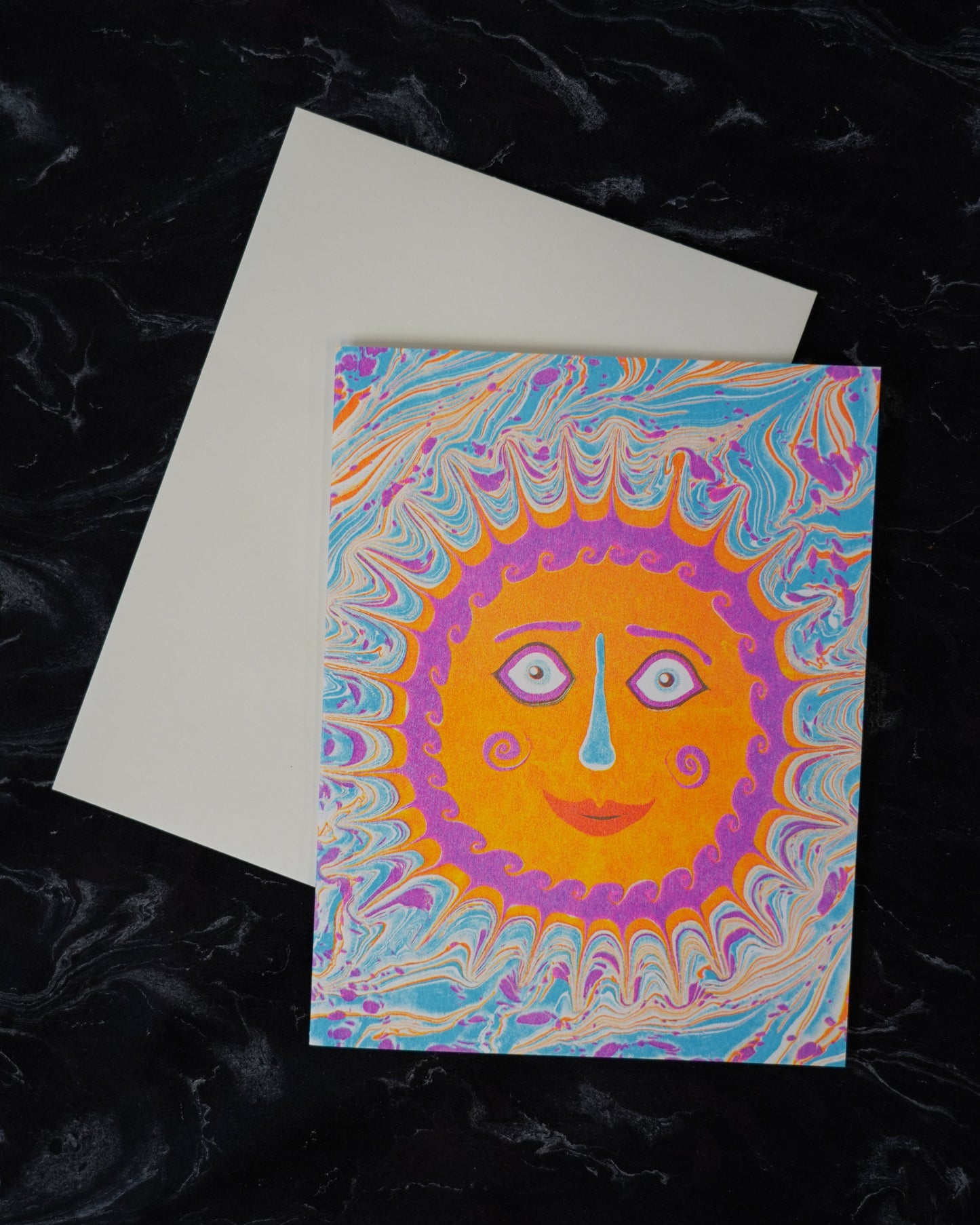 Sun Buddy Riso Card Set
