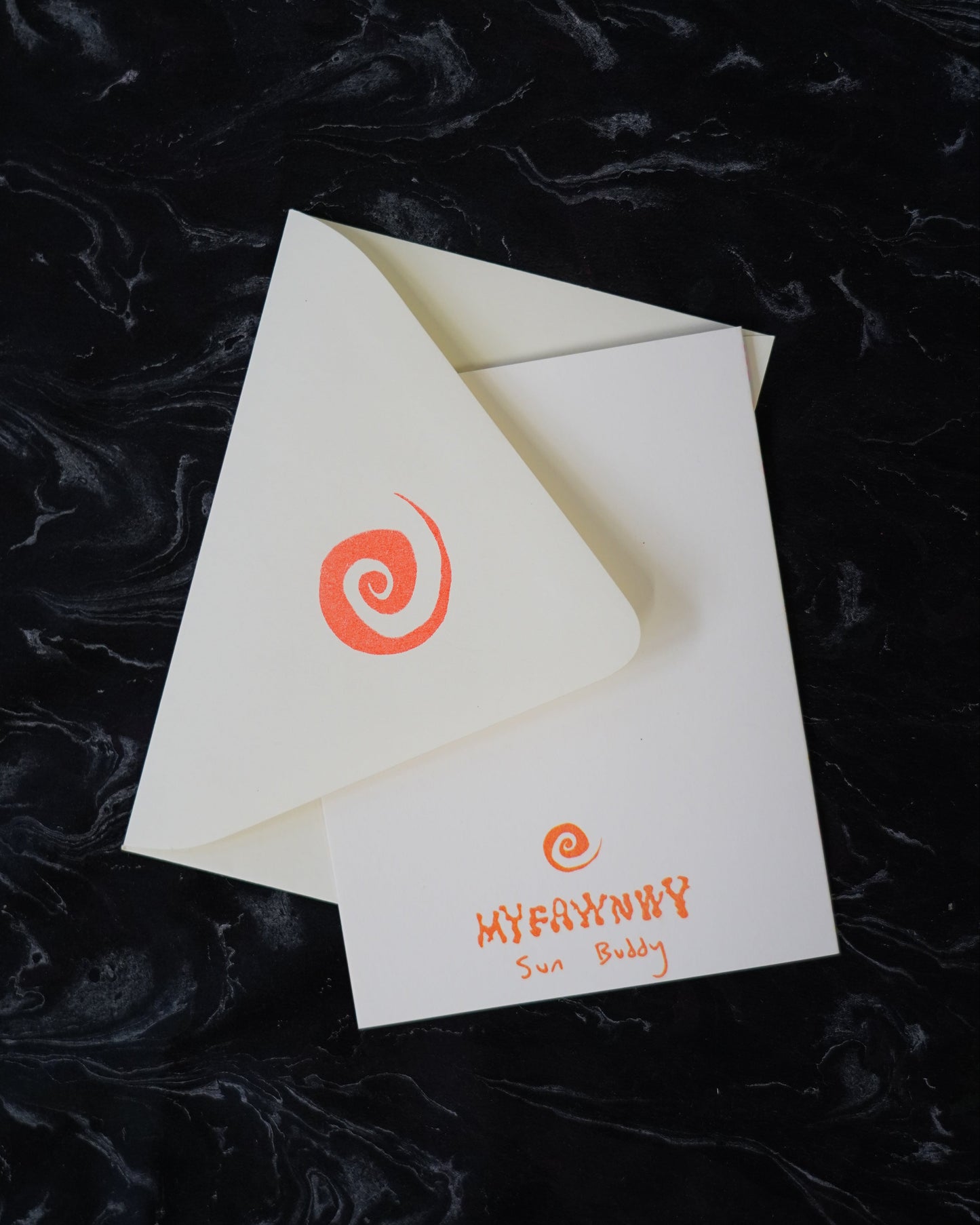 Sun Buddy Riso Card Set