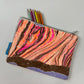 Brown and Multi Color Marble Stripe Beach Bag