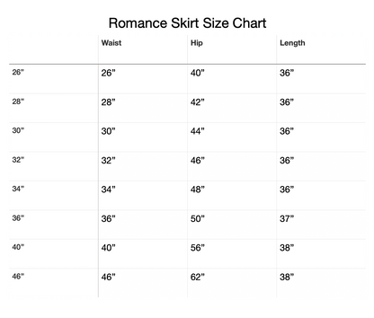 Romance Skirt 26"