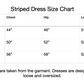 L/XL Stripe Dress #3
