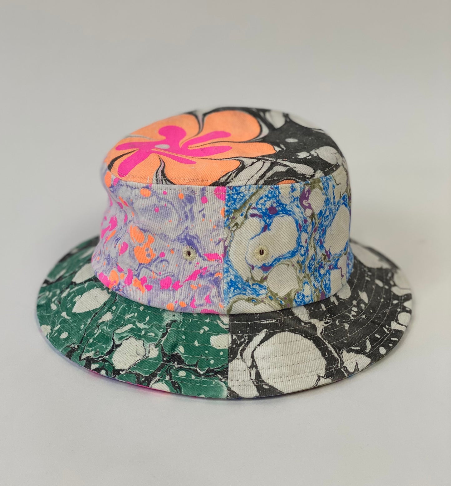 Patchwork Bucket Hat (small imperfections) %60 off